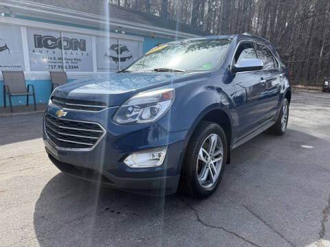 2017 Chevrolet Equinox for sale at ICON AUTO SALES in Chesapeake VA