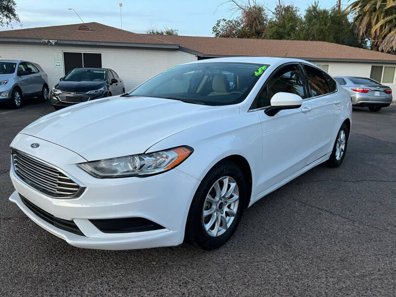 2017 Ford Fusion for sale at JR Auto Source in Mesa AZ