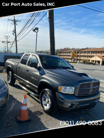 2002 Dodge Ram Pickup 1500 for sale at Car Port Auto Sales, INC in Laurel MD