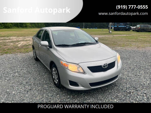 2010 Toyota Corolla for sale at Sanford Autopark in Sanford NC
