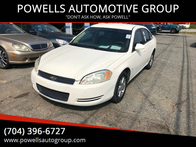 2008 Chevrolet Impala for sale at POWELLS AUTOMOTIVE GROUP in Gastonia NC