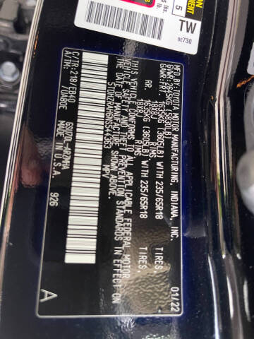 2022 Toyota Highlander XLE