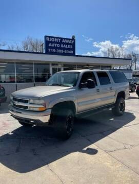 2003 Chevrolet Suburban for sale at Right Away Auto Sales in Colorado Springs CO