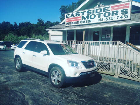 2012 GMC Acadia for sale at EASTSIDE MOTORS in Tulsa OK