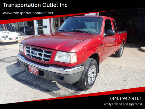 2003 Ford Ranger for sale at Transportation Outlet Inc in Eastlake OH