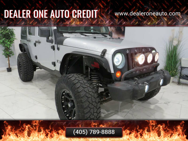 2008 Jeep Wrangler Unlimited for sale at Dealer One Auto Credit in Oklahoma City OK