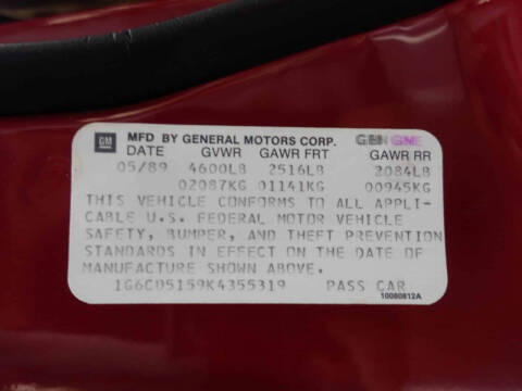 1989 Cadillac DeVille