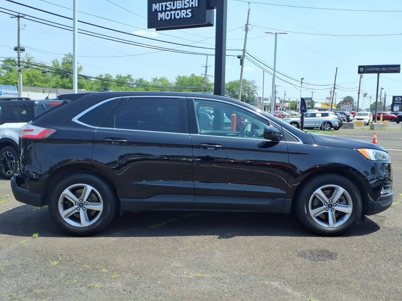 Black 2022 Ford Edge SEL AWD SEL 4dr Crossover 2