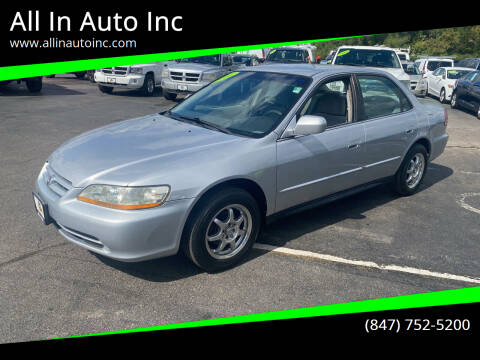 2001 Honda Accord for sale at All In Auto Inc in Palatine IL