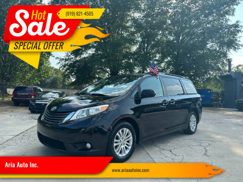 2011 Toyota Sienna for sale at Aria Auto Inc. in Raleigh NC
