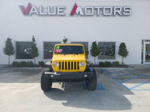 2018 Jeep Wrangler Unlimited for sale at Value Motors Company in Marrero LA