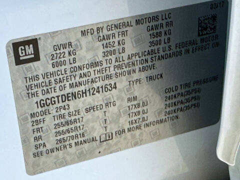 2017 Chevrolet Colorado