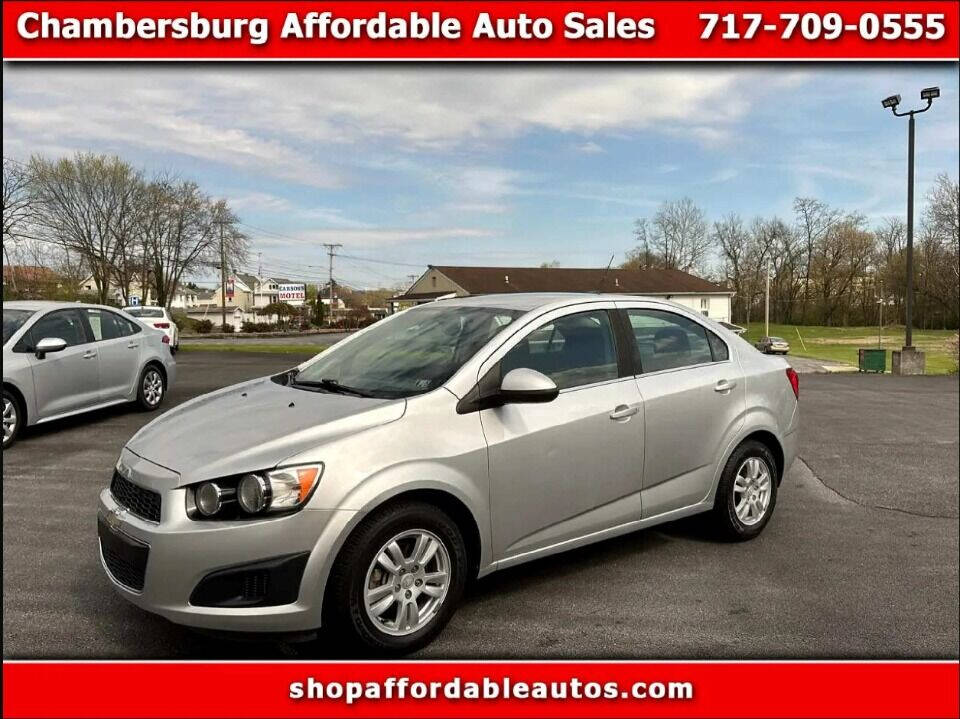 2014 Chevrolet Sonic for sale at Chambersburg Affordable Auto in Chambersburg, PA