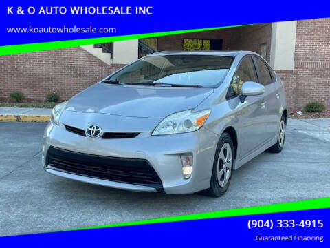 2015 Toyota Prius for sale at K & O AUTO WHOLESALE INC in Jacksonville FL