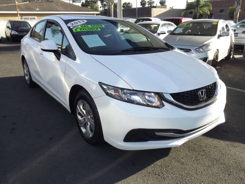 2013 Honda Civic for sale at PACIFICO AUTO SALES in Santa Ana CA