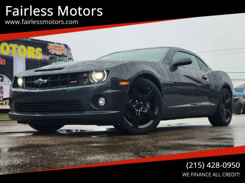 2012 Chevrolet Camaro for sale at Fairless Motors in Fairless Hills PA