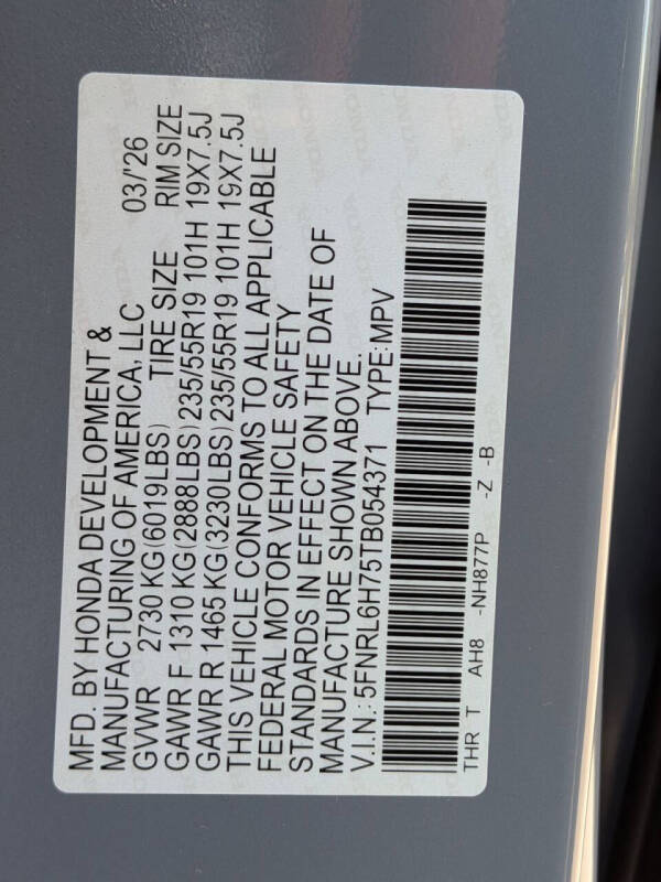 2026 Honda Odyssey Sport-L
