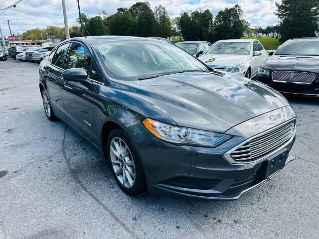 2017 Ford Fusion Hybrid for sale at Sams Auto Repair & Sales LLC in Harrisburg, PA