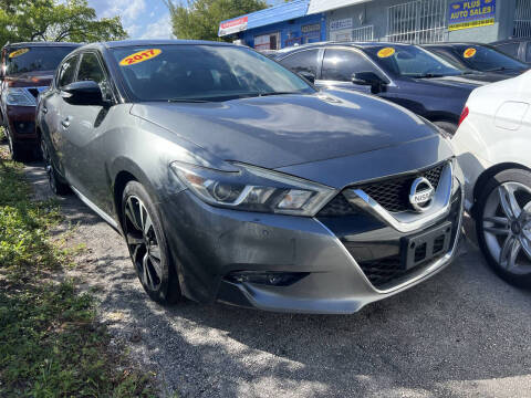 2017 Nissan Maxima for sale at Plus Auto Sales in West Park FL
