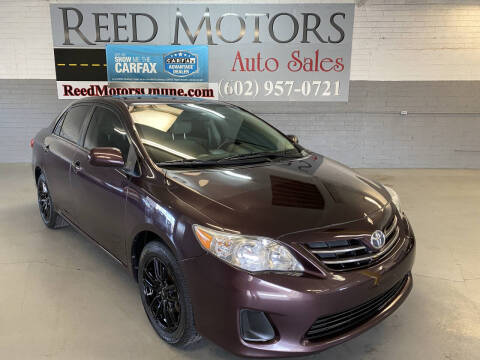 2013 Toyota Corolla for sale at REED MOTORS LLC in Phoenix AZ