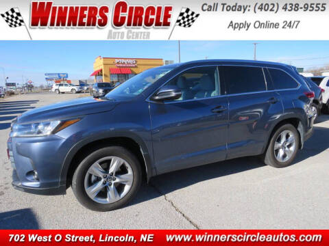 2019 Toyota Highlander for sale at Winner's Circle Auto Ctr in Lincoln NE