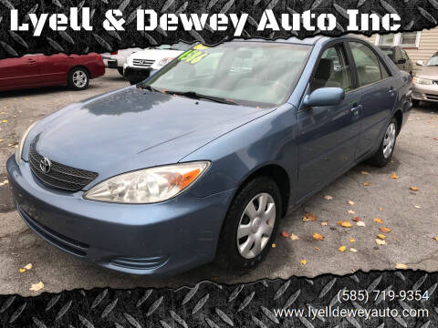 2004 Toyota Camry for sale at Lyell & Dewey Auto Inc in Rochester NY