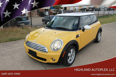 2008 MINI Cooper for sale at Highland Autoplex, LLC in Dallas TX