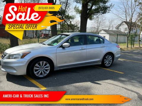 2012 Honda Accord for sale at AMERI-CAR & TRUCK SALES INC in Haskell NJ