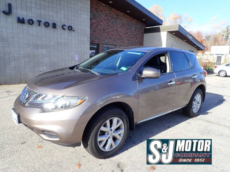 2011 Nissan Murano for sale at S & J Motor Co Inc. in Merrimack NH