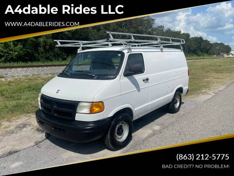 1999 Dodge Ram Van for sale at A4dable Rides LLC in Haines City FL