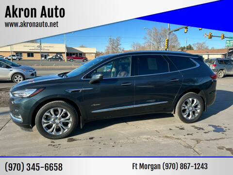 2018 Buick Enclave for sale at Akron Auto - Fort Morgan in Fort Morgan CO
