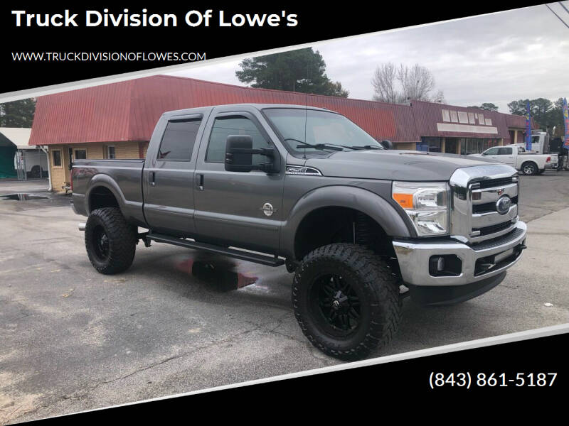 2012 Ford F-250 Super Duty for sale at Truck Division Of Lowe's in Darlington SC