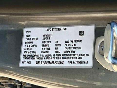 2025 Tesla Model 3 Long Range