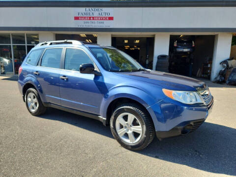 2011 Subaru Forester for sale at Landes Family Auto Sales in Attleboro MA