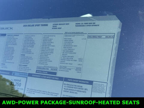 2026 Buick Enclave Sport Touring