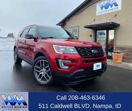 2017 Ford Explorer for sale at Western Mountain Bus & Auto Sales in Nampa ID