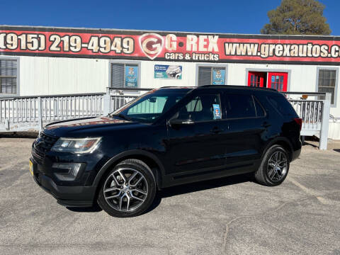 2016 Ford Explorer for sale at G Rex Cars & Trucks in El Paso TX
