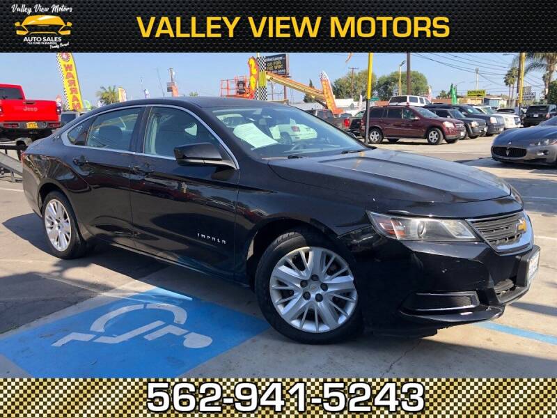 2014 Chevrolet Impala for sale at Valley View Motors in Whittier CA