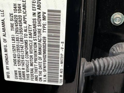 2021 Honda Passport Elite