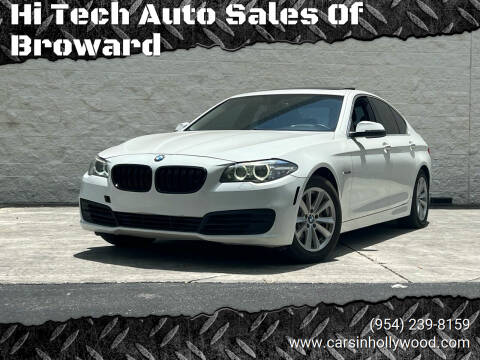 2014 BMW 5 Series for sale at Hi Tech Auto Sales Of Broward in Hollywood FL