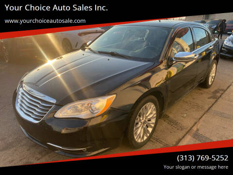 2011 Chrysler 200 for sale at Your Choice Auto Sales Inc. in Dearborn MI