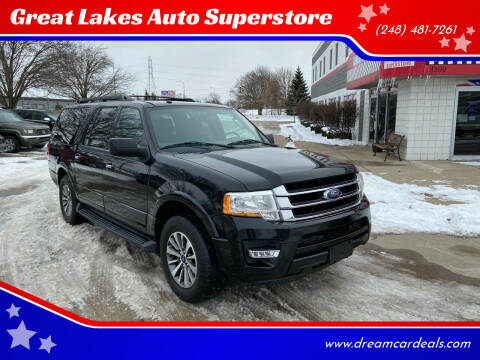 2016 Ford Expedition EL for sale at Great Lakes Auto Superstore in Waterford Township MI