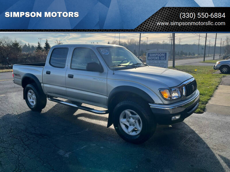 2004 Toyota Tacoma for sale at SIMPSON MOTORS in Youngstown OH