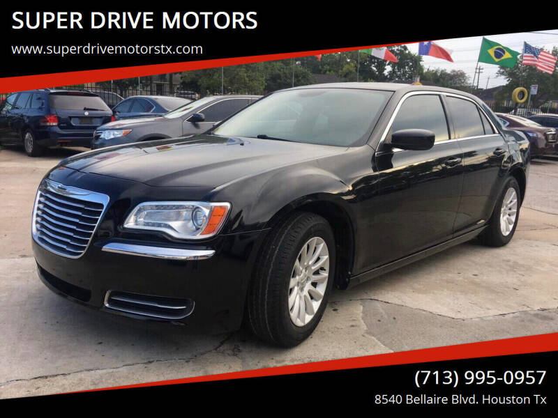 2012 Chrysler 300 for sale at SUPER DRIVE MOTORS in Houston TX