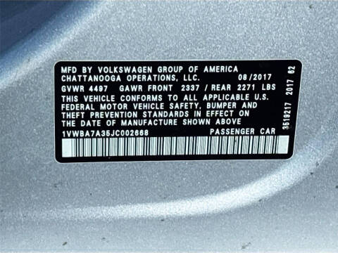 2018 Volkswagen Passat