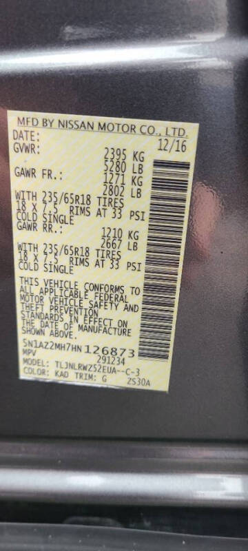 2017 Nissan Murano SL