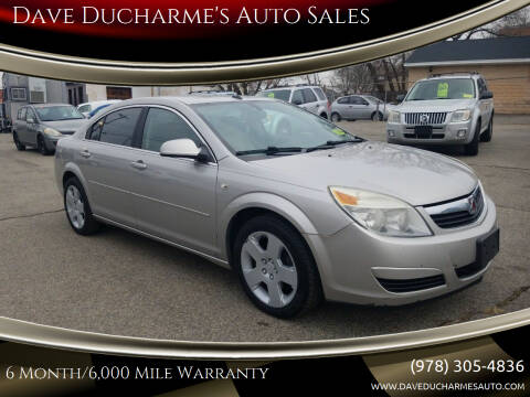 2008 Saturn Aura for sale at Dave Ducharme's Auto Sales in Lowell MA