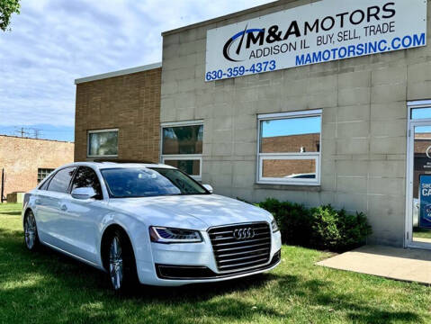 2015 Audi A8 L for sale at M & A Motors in Addison IL