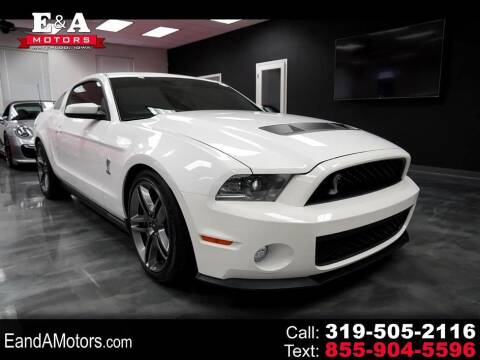 2010 Ford Shelby GT500 for sale at E&A Motors in Waterloo IA