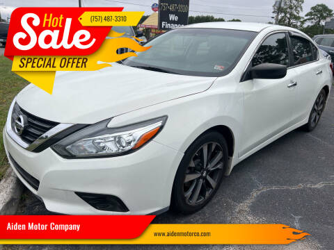 2017 Nissan Altima for sale at Aiden Motor Company in Portsmouth VA